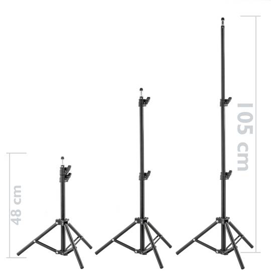 Ondersteuning voor fotografische studiofocus van 105 cm van 3 delen