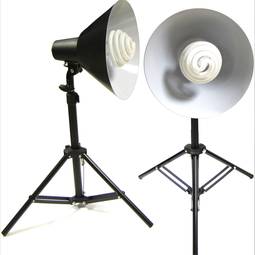 Set van 2 continue gloeilampen met 89 cm ondersteuning