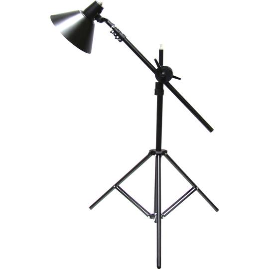 Continue gloeilamp met 190 cm ondersteuning en 180 cm giek