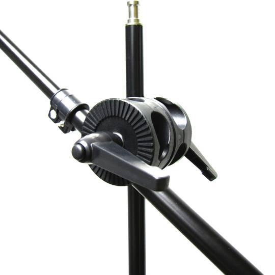 Continue gloeilamp met 190 cm ondersteuning en 180 cm giek