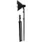Continue gloeilamp met 190 cm ondersteuning en 180 cm giek