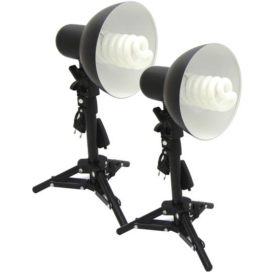 Photo Studio 75 centímetros portátil com luzes e tripé