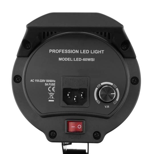 Focus d'estudi fotogràfic LED de 60W 60WSI