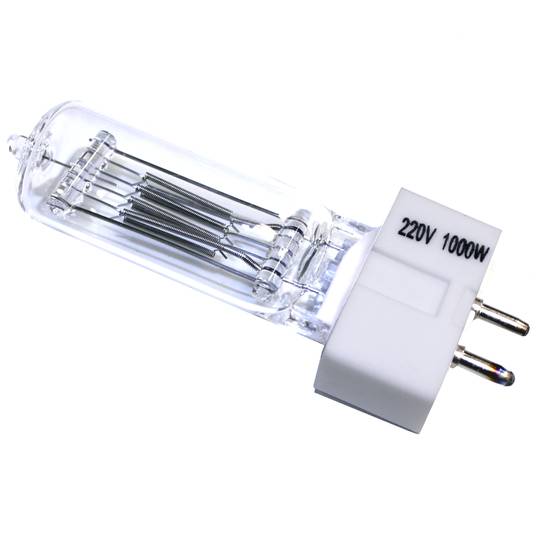 Continuous light bulb 1000W tungsten
