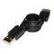 USB câble rétractable de 80 cm (AM/AH)