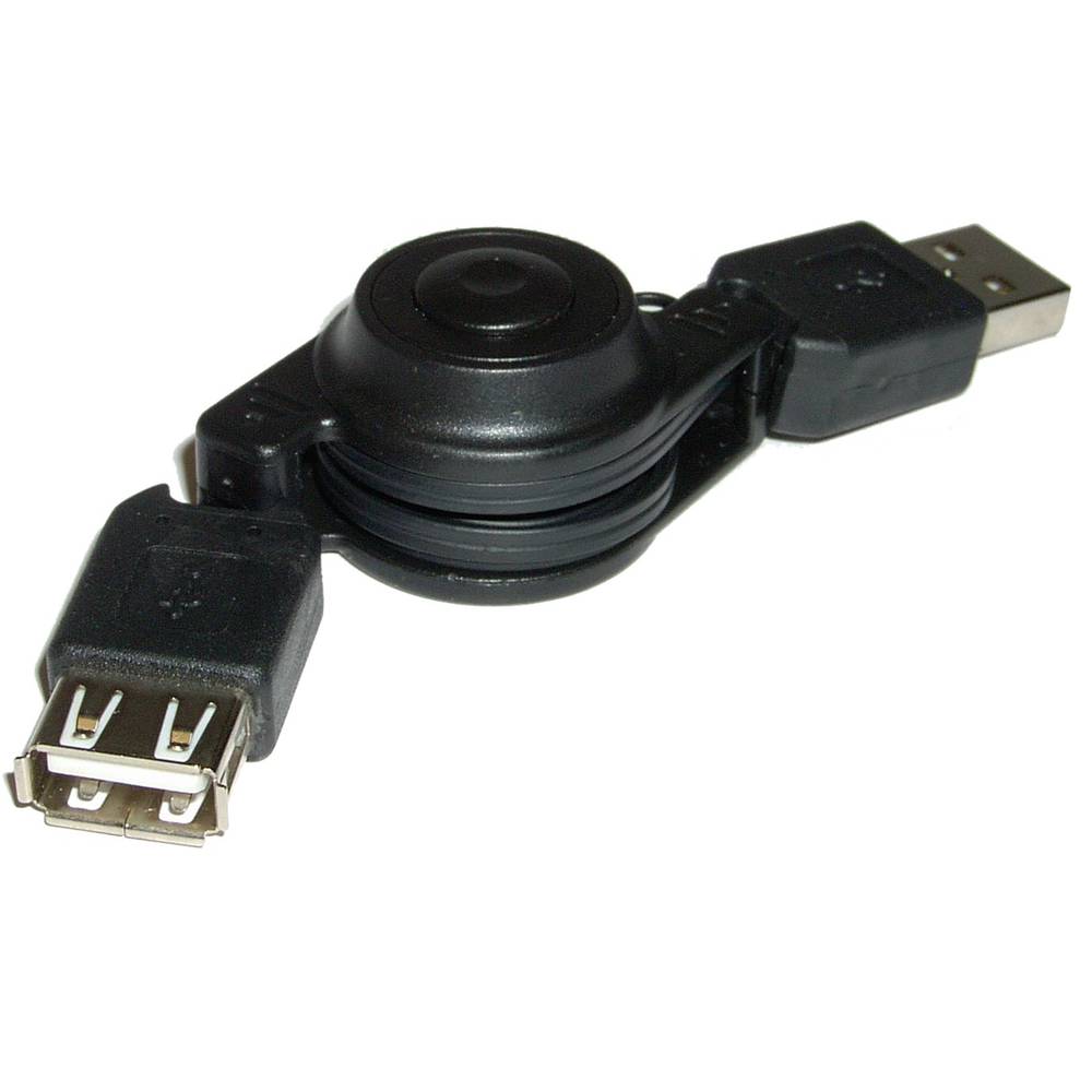 USB câble rétractable de 80 cm (AM/AH)