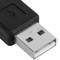 120 cm intrekbare USB-kabel (AM / MiniUSB4PinM) Mitsumi