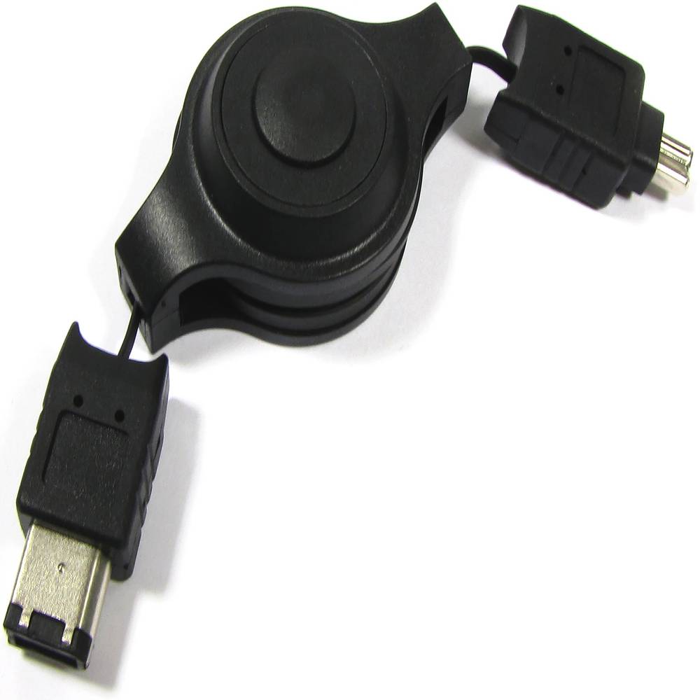 400 IEEE 1394 FireWire 120 centímetros retrátil (6Pin-M/4Pin-M)