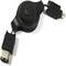 400 IEEE 1394 FireWire 120 centímetros retrátil (6Pin-M/4Pin-M)
