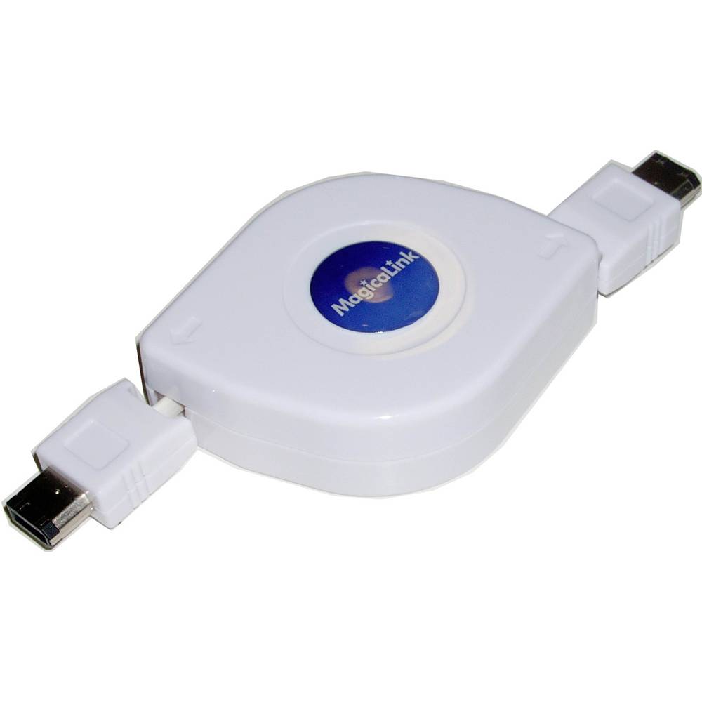 400 IEEE 1394 FireWire 135 centímetros retrátil (6 pinos-M/M)