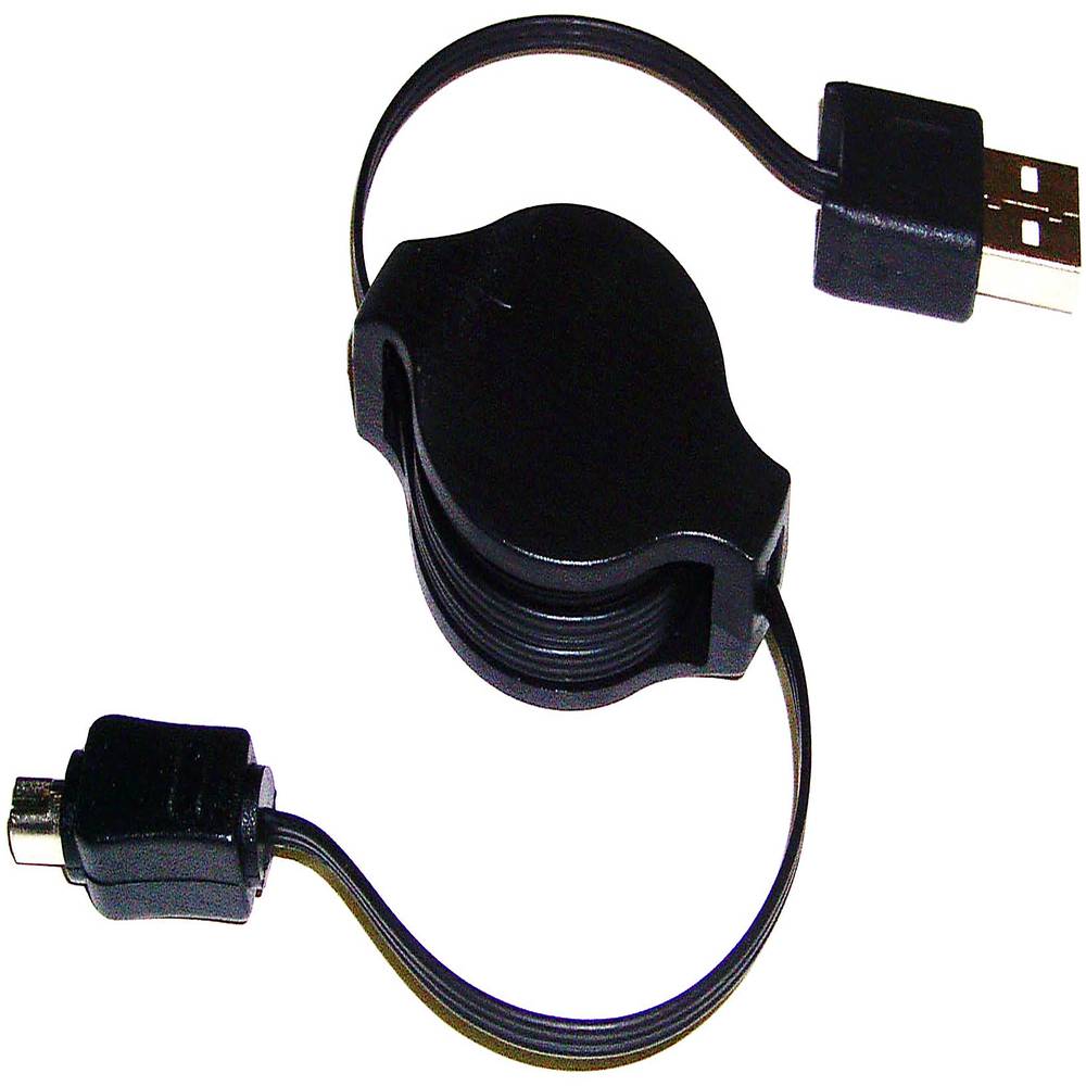 Intrekbare USB 2.0-kabel naar Olympus 120 cm (AM / Olympus8P)
