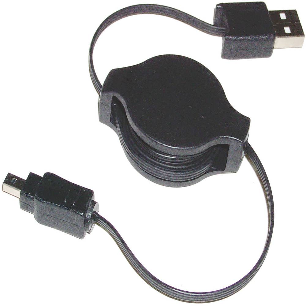 USB 2.0 naar Fuji-TDK 120 cm intrekbare kabel (AM / Fuji4P)