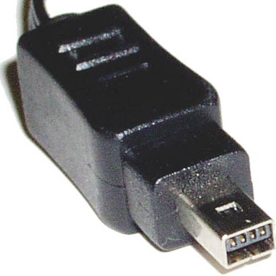 USB 2.0 naar Fuji-TDK 120 cm intrekbare kabel (AM / Fuji4P)