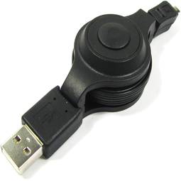 Zwijany kabel USB 2.0 do aparatu cyfrowego 120 cm (AM / 8Pin)