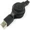 USB 2.0 intrekbare kabel voor digitale camera 120 cm (AM / 8Pin)