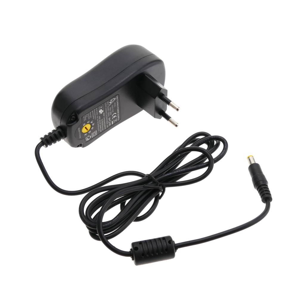tipo di alimentazione spina 3-12 VDC a 2000 mA