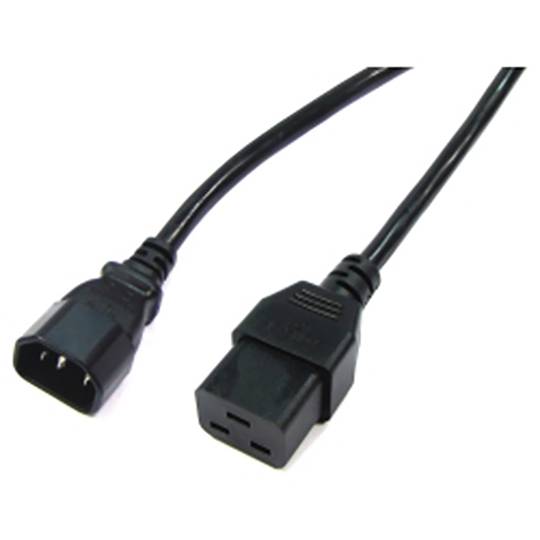 Power Cable IEC-60320 0.2m (C14/C19)