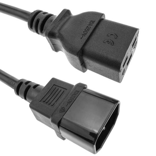Cavo elettrico di alta qualità 3x1.5mm² IEC60320 C19 femmina a C14 maschio 1.8m
