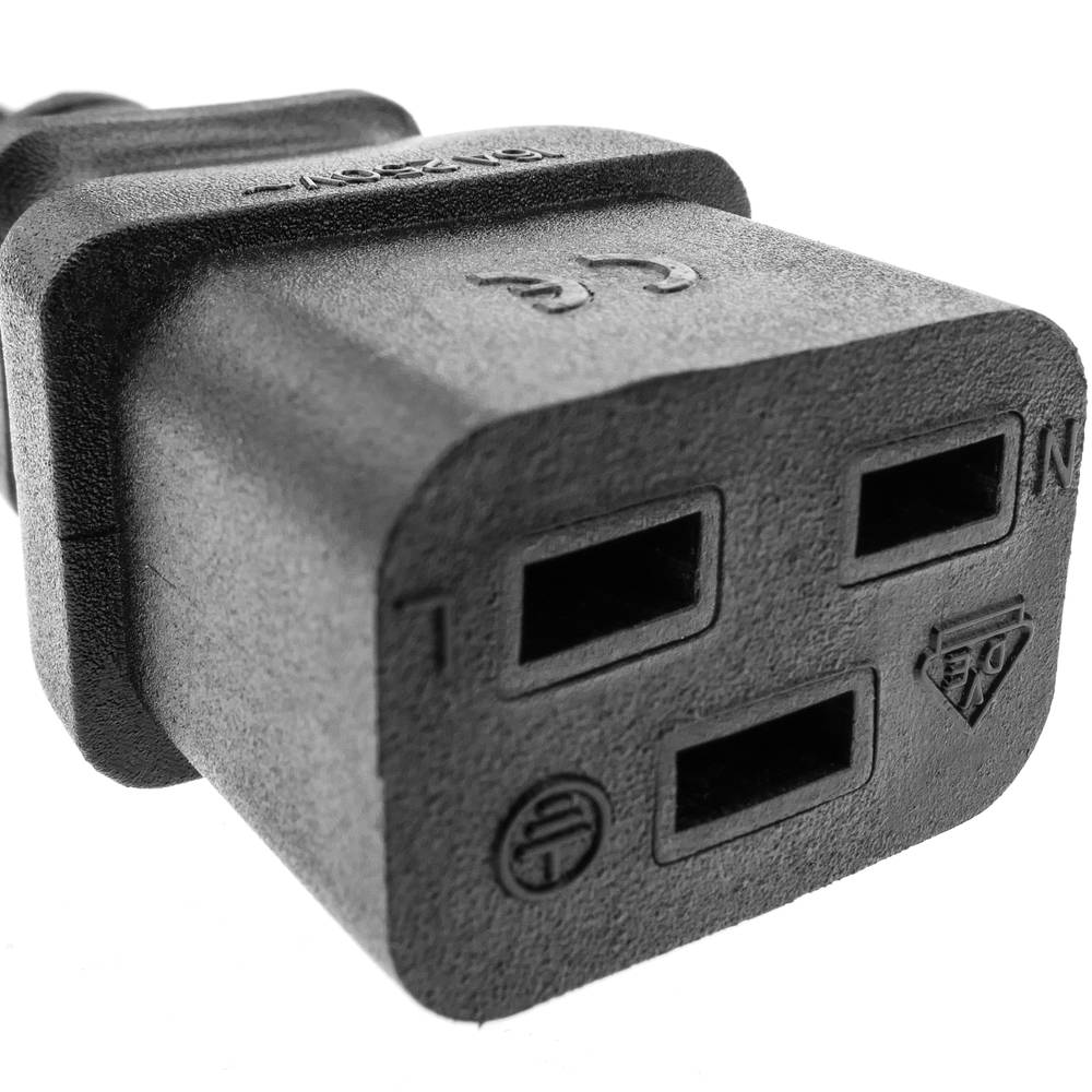 Cavo elettrico di alta qualità 3x1.5mm² IEC60320 C19 femmina a C14 maschio 1.8m