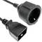Cavo di alimentazione IEC-60320 C20 a Schuko femmina 30cm 3x1.5mm²