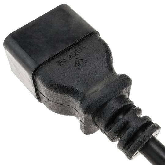 Cavo di alimentazione IEC-60320 C20 a Schuko femmina 30cm 3x1.5mm²