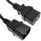Hoogwaardige elektrische kabel 3x1.5mm² IEC60320 C19 vrouwelijk naar C14 mannelijk 3m