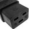 Hoogwaardige elektrische kabel 3x1.5mm² IEC60320 C19 vrouwelijk naar C14 mannelijk 3m
