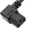 Cable d'alimentació IEC-60320 de C13-colzat a C14 de 3 m