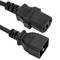 IEC-60320 0.2m voedingskabel (C13 / C20)