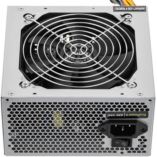 Power supply TooQ Ecopower II 500 W with silent fan 120 mm