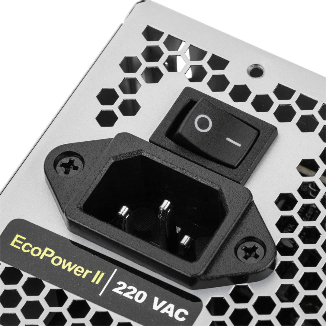 Power supply TooQ Ecopower II 500 W with silent fan 120 mm