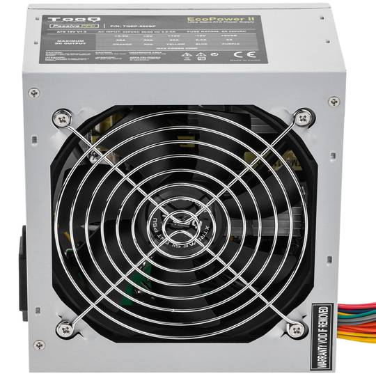 Zasilacz TooQ Ecopower II 500 W pasywne PFC z cichym wentylatorem 120 mm i przewodem zasilającym