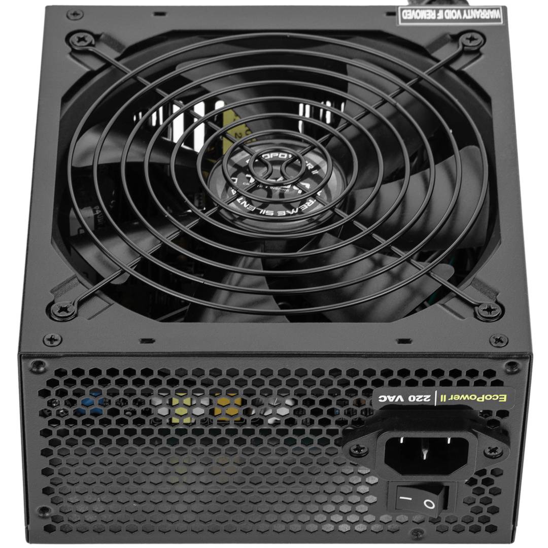 Zasilacz TooQ Ecopower II 700 W aktywny PFC z cichym wentylatorem 140 mm