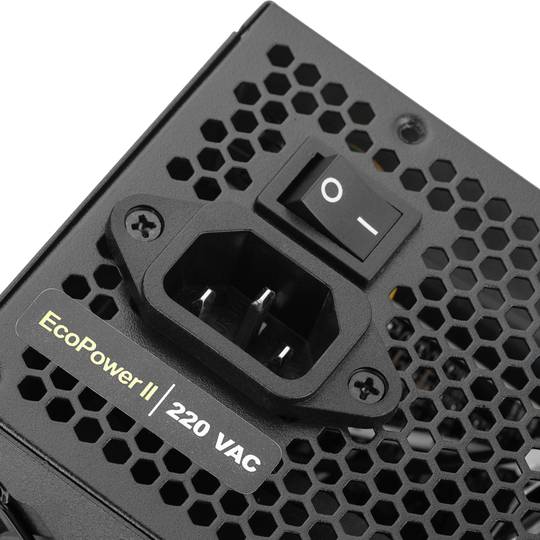 Zasilacz TooQ Ecopower II 700 W aktywny PFC z cichym wentylatorem 140 mm