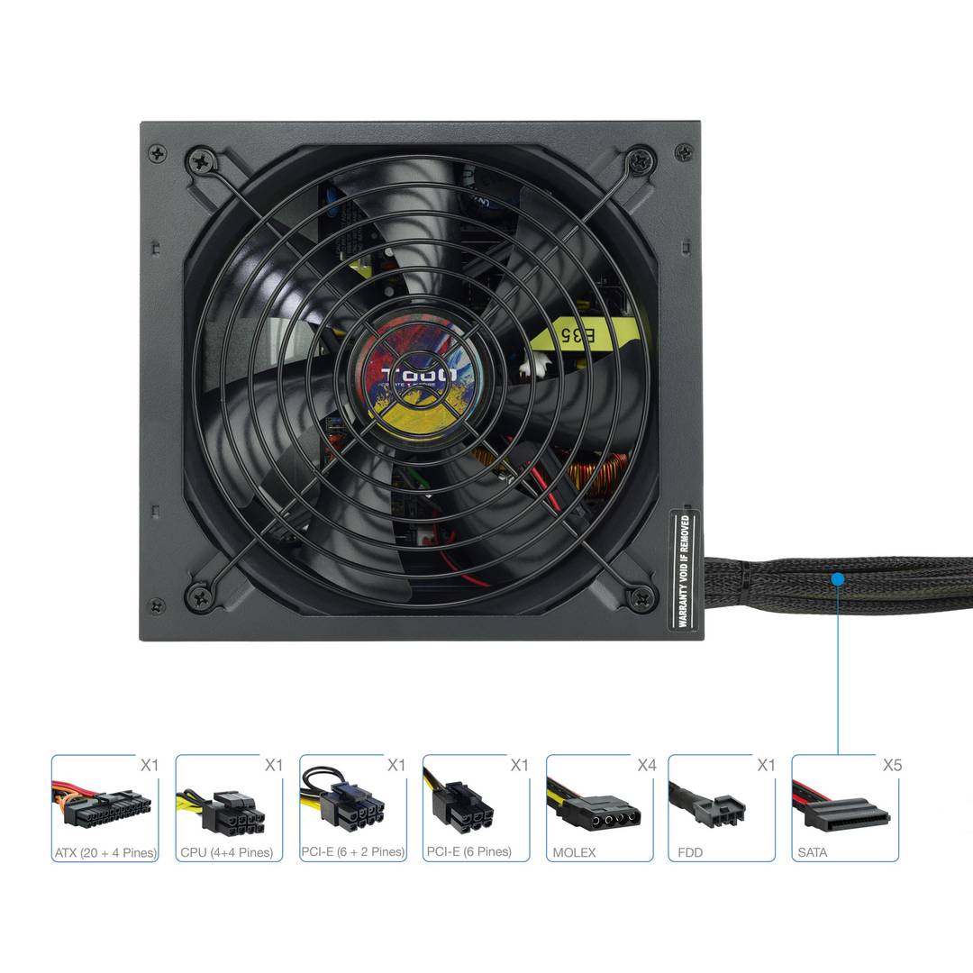 TooQ TQAPOLO-750SP Active PFC 750W ATX-Netzteil
