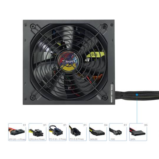 TooQ TQAPOLO-750SP Active PFC 750W ATX-Netzteil