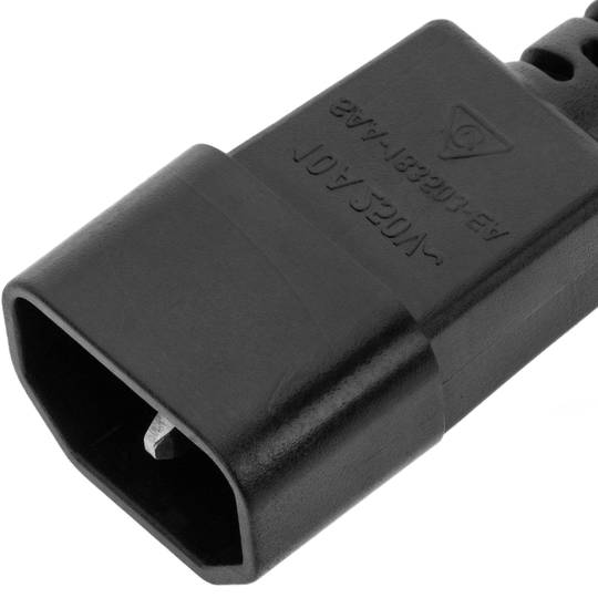 Câble d'alimentation adaptateur convertisseur Schuko femelle vers C14 30 cm