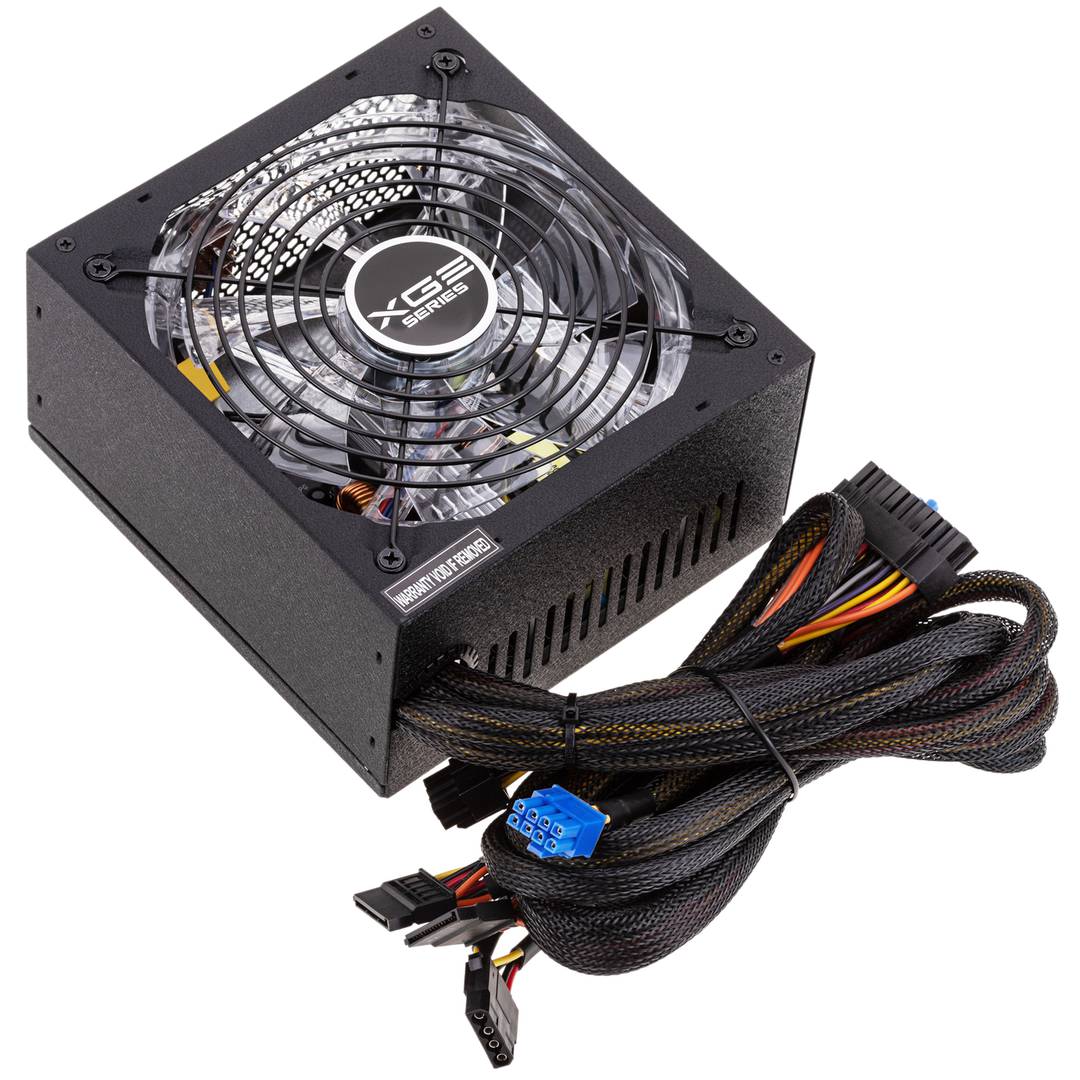 Font d'alimentació TooQ Gaming XGE II amb ventilador amb LED 140 mm PFC actiu 600 W