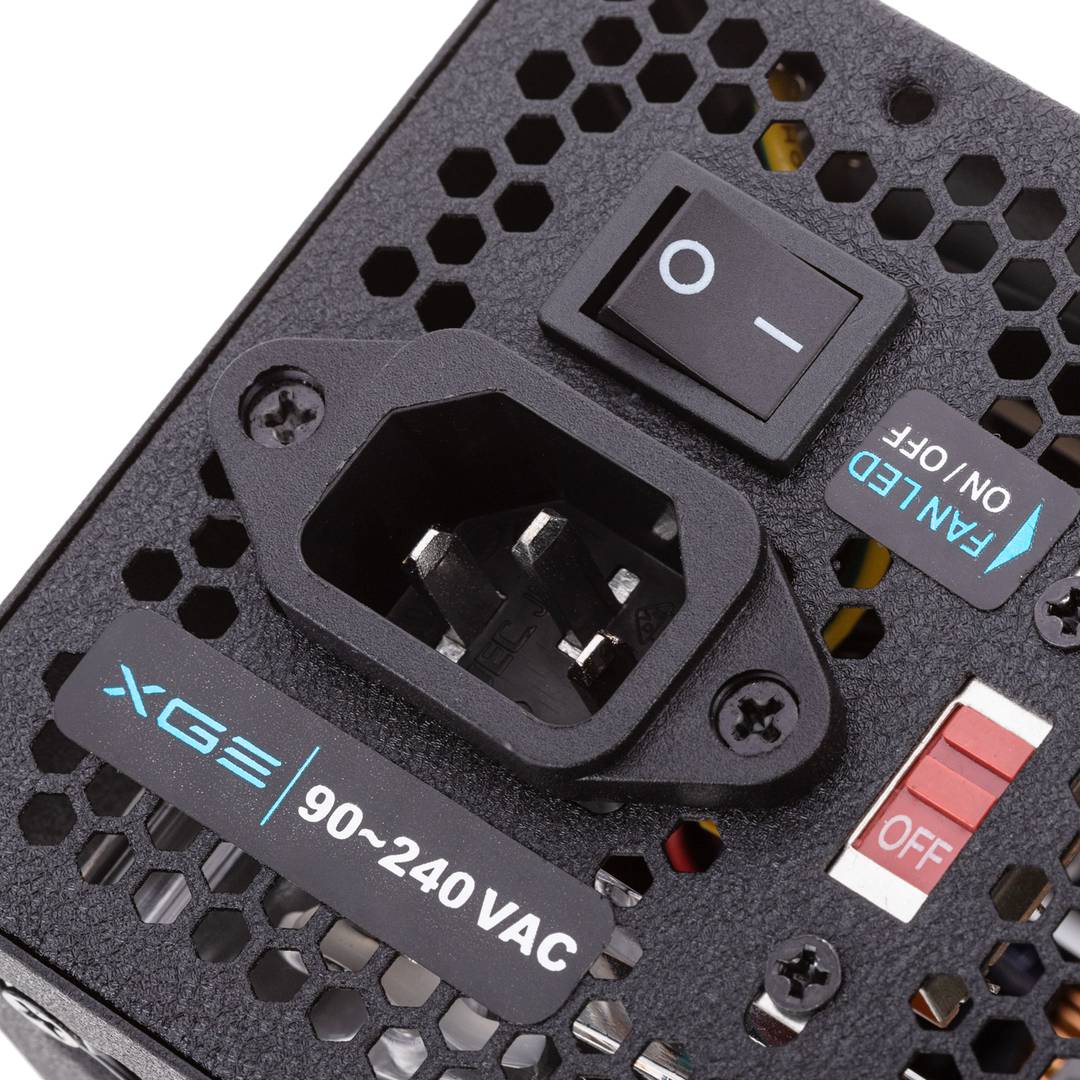 Font d'alimentació TooQ Gaming XGE II amb ventilador amb LED 140 mm PFC actiu 600 W