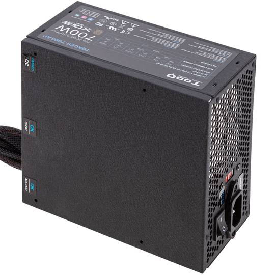 Power supply TooQ Gaming XGE II with fan with 140 mm LED active PFC 700 W
