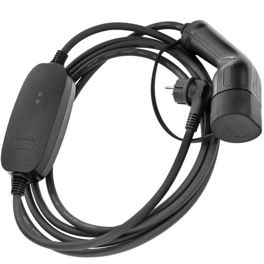 Chargeur portable monophasé pour véhicule électrique type 2 5 mètres 16A