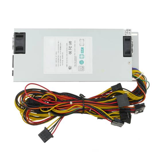 1U fonte de alimentação de 560W com PFC ativo ATX