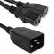 Cable d'alimentació IEC-60320 2 C13 a 1 C20 de 20cm