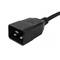 Cable d'alimentació IEC-60320 2 C13 a 1 C20 de 20cm