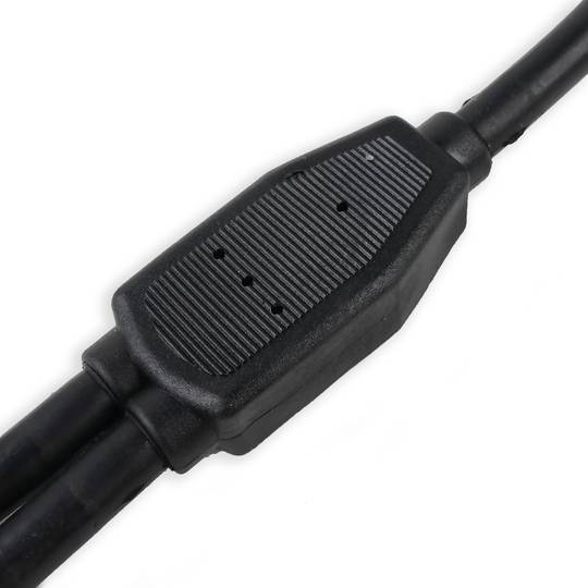 Cable d'alimentació IEC-60320 2 C13 a 1 C20 de 20cm