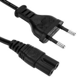Cavo di alimentazione IEC-60320 0,2 m (C7/Bipolar-M)
