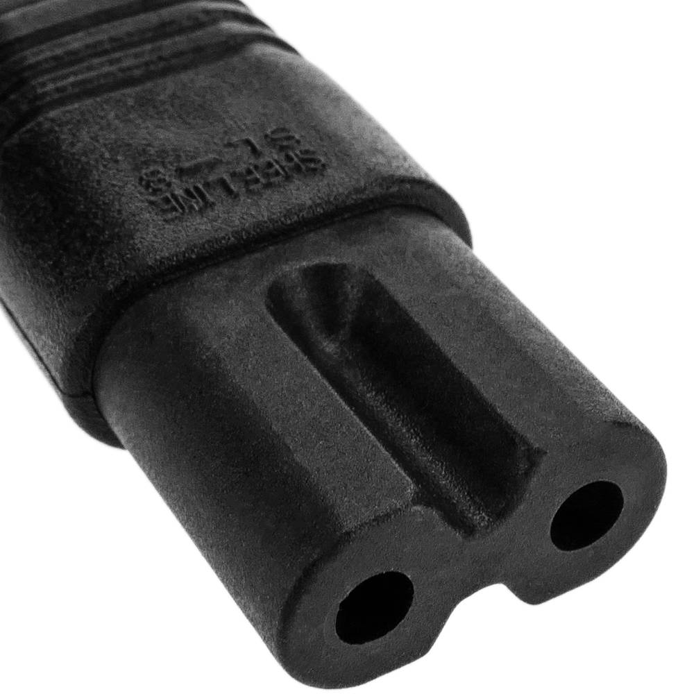 IEC-60320 0.2m voedingskabel (C7 / Bipolar-M)