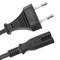 Kabel zasilający IEC-60320 3 metry. Wtyk żeński C7 na bipolarny męski