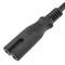 Kabel zasilający IEC-60320 3 metry. Wtyk żeński C7 na bipolarny męski