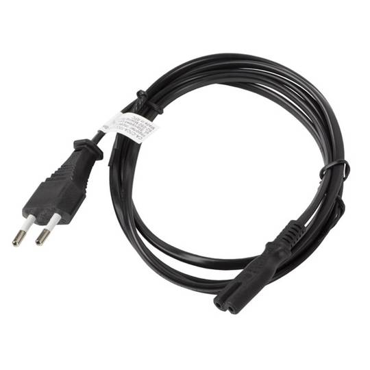 Lanberg Stromkabel mit CEE 7/16 auf IEC 320 C7 Eurostecker 3 m schwarz CA-C7CA-10CC-0030-BK